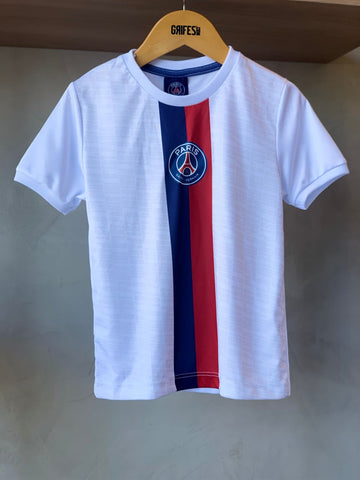 CAMISETA INF PSG ILLUVIUM LIST VERTICAL BRANCO