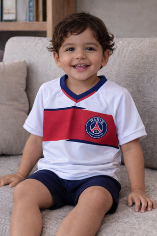 CAMISETA INF PSG DIGITAL LIST HORIZONTAL BRANCO