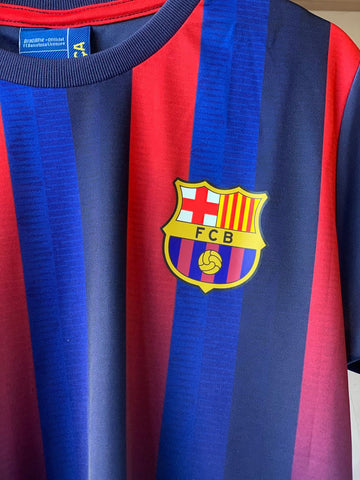 CAMISETA INF BARCELONA STAMINA LIST VERT MARINHO