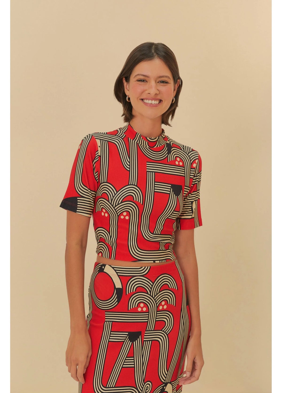 BLUSA FEM LOGOTUCA VERMELHO