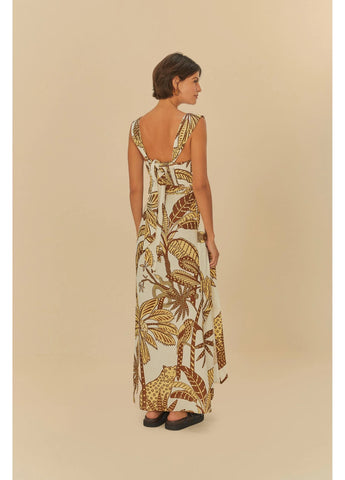 VESTIDO LONGO AMAZONIA OFF WHITE