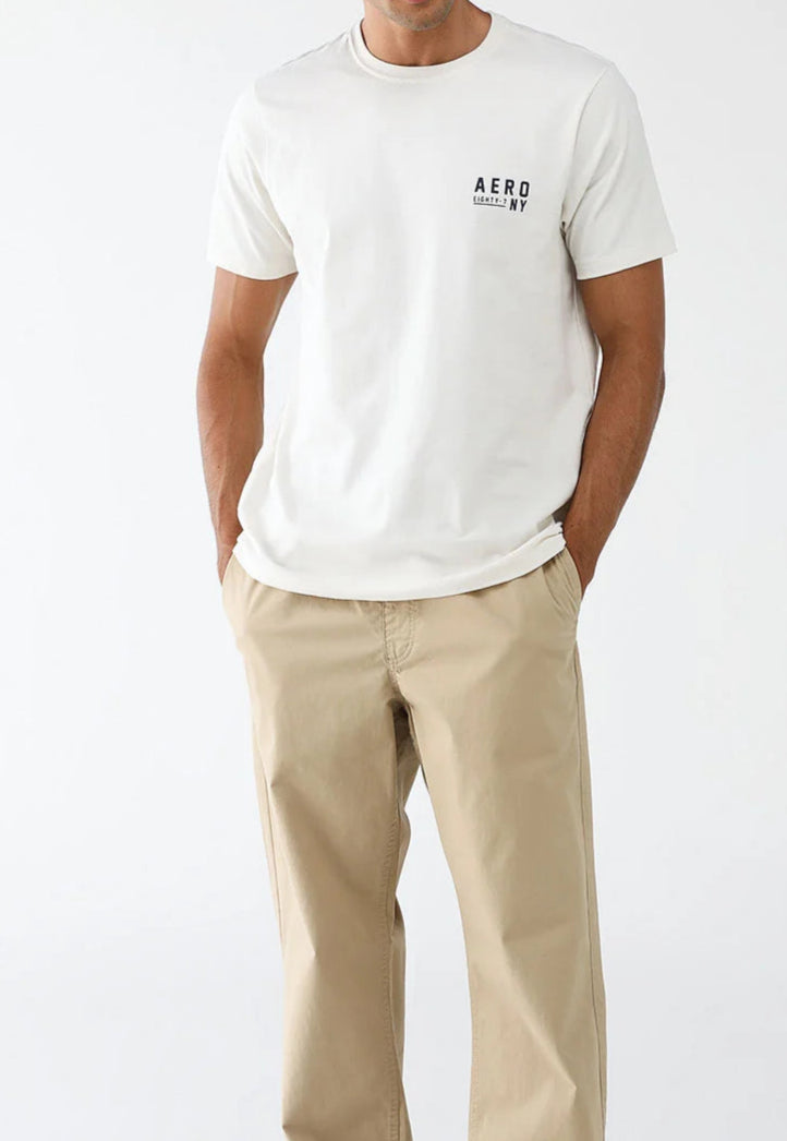 CAMISETA MASC MC COMFORT AEROPOSTALE CREME