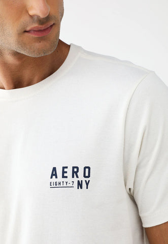 CAMISETA MASC MC COMFORT AEROPOSTALE CREME