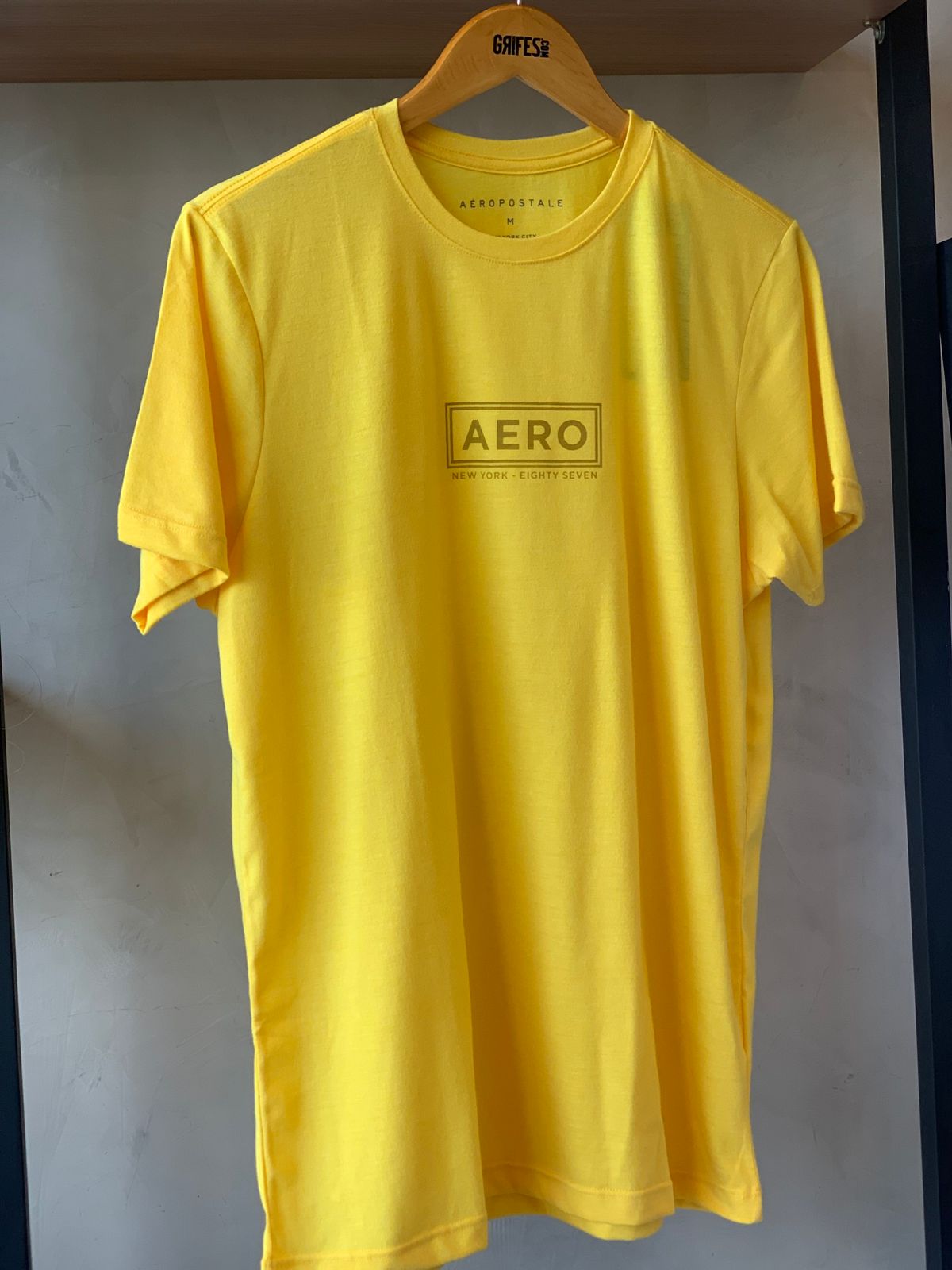 CAMISETA MASC MC AEROPOSTALE AMARELO