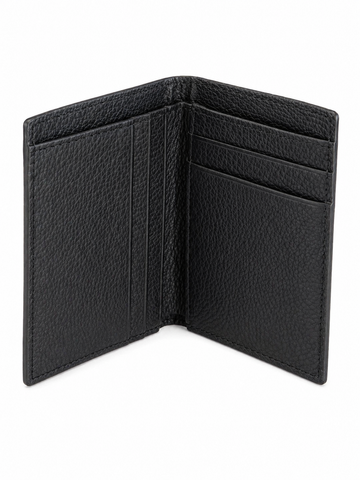 CARTEIRA CKJ MAS PEQUENA FLOATER QUEIMA PRETO