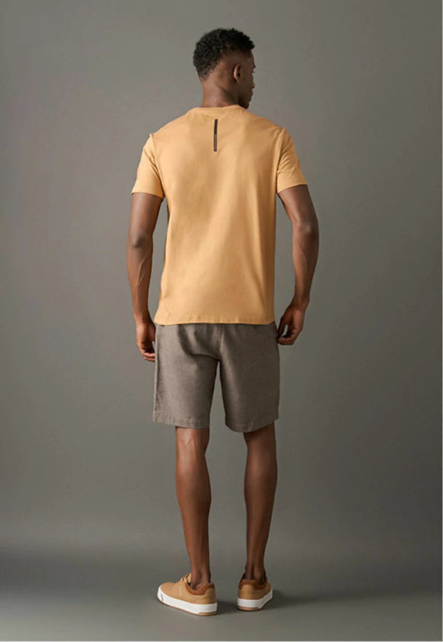 CAMISETA MC CKJ MASC LOGO CENTRALIZADO HAVANA