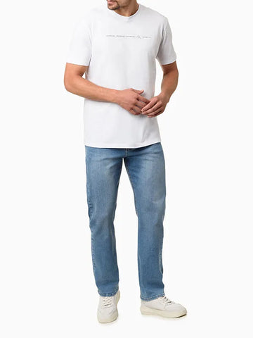 CAMISETA CKJ MAS MC LOGO CALVIN KLEIN CK BRANCO