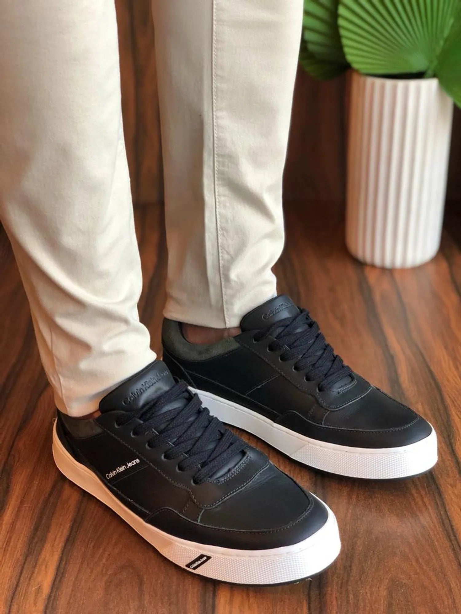 TENIS CKJ MAS PALITO BASIC PRETO