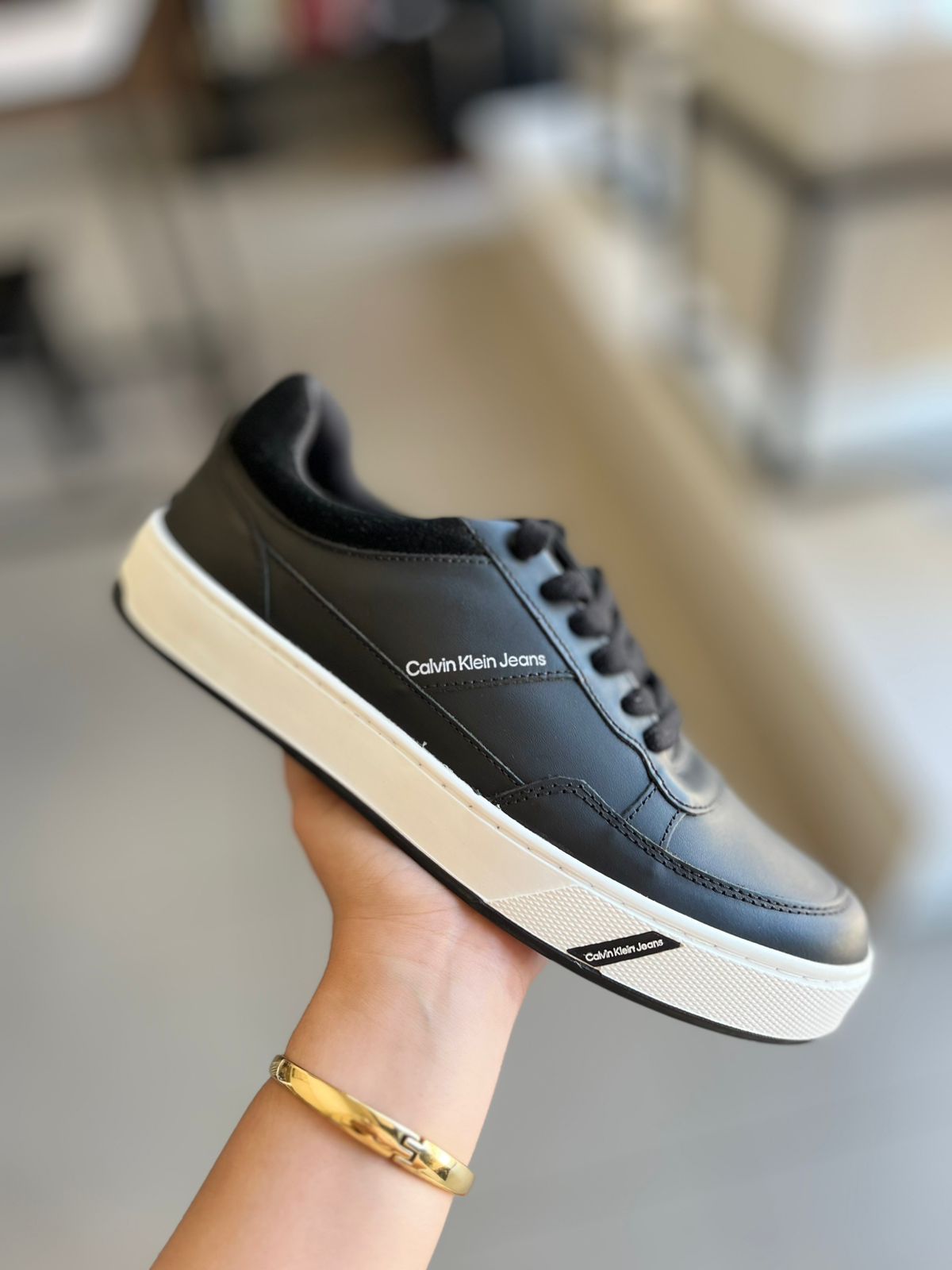 TENIS CKJ MAS PALITO BASIC PRETO