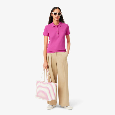 POLO MASC MC LACOSTE AZUL MEDIO HD9