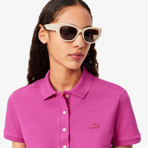 POLO MASC MC LACOSTE AZUL MEDIO HD9