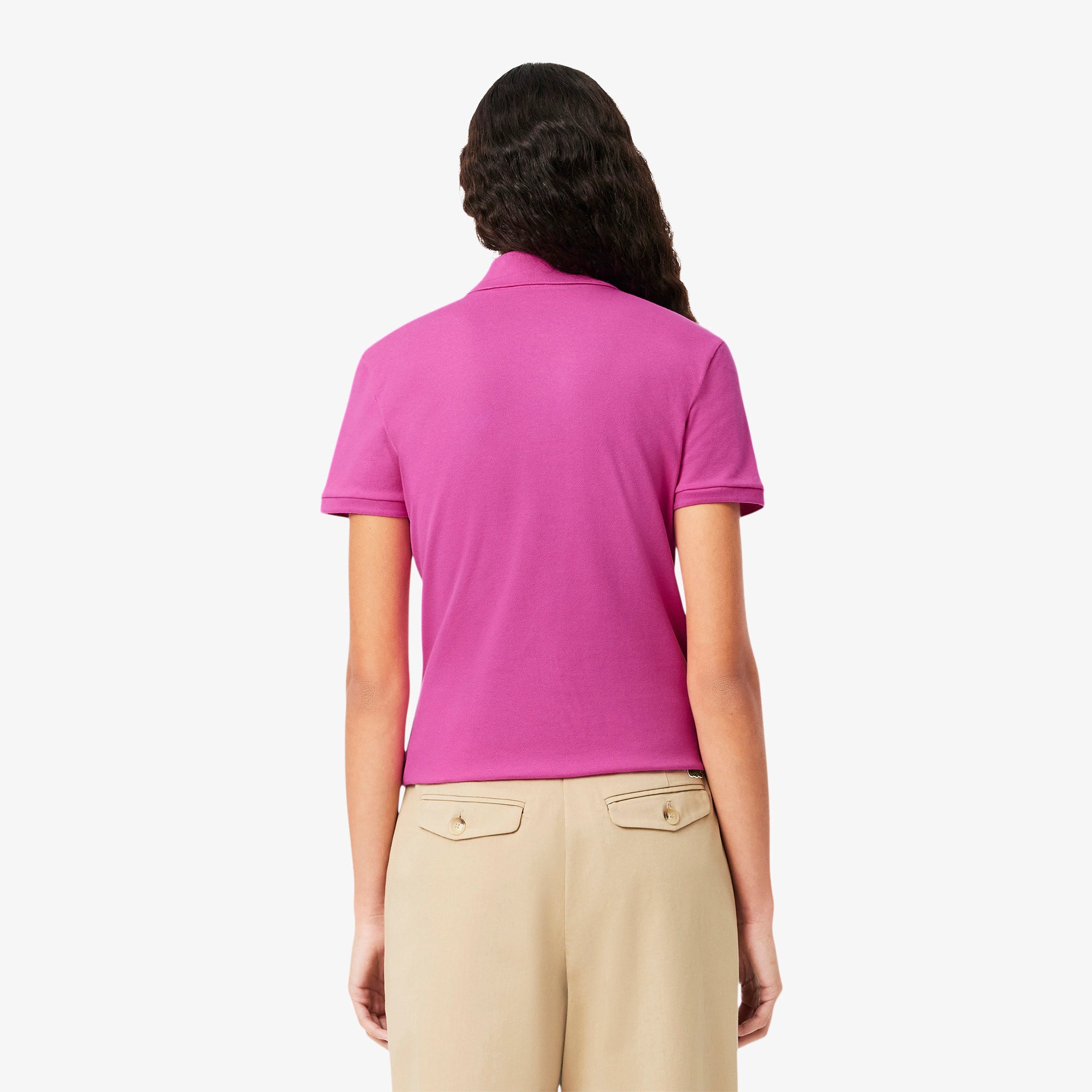 POLO MASC MC LACOSTE AZUL MEDIO HD9