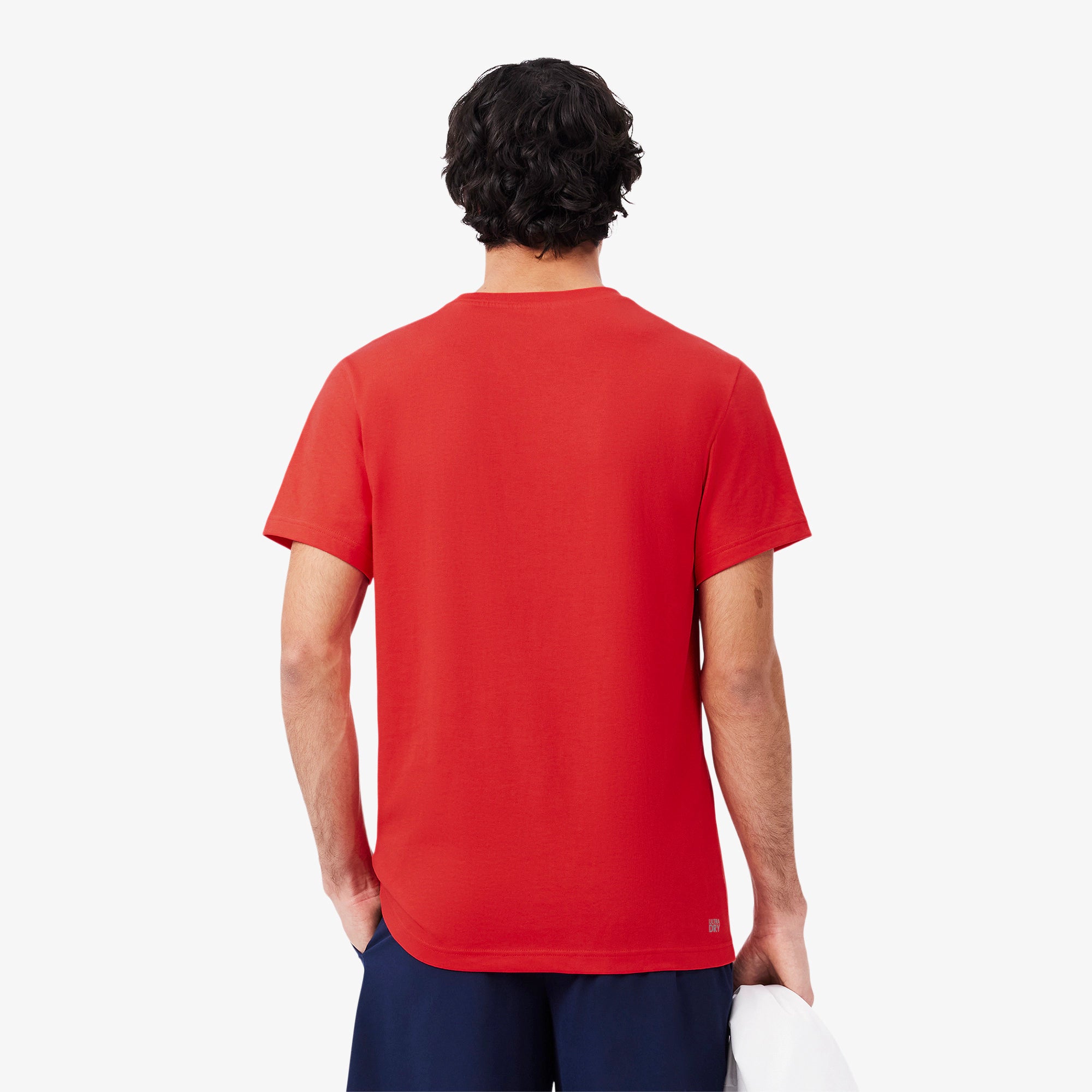 CAMISETA MAS MC LACOSTE VERMELHO