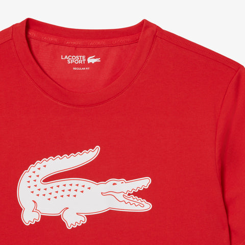 CAMISETA MAS MC LACOSTE VERMELHO