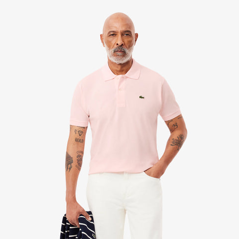 POLO MASC MC LACOSTE ROSE ZIH
