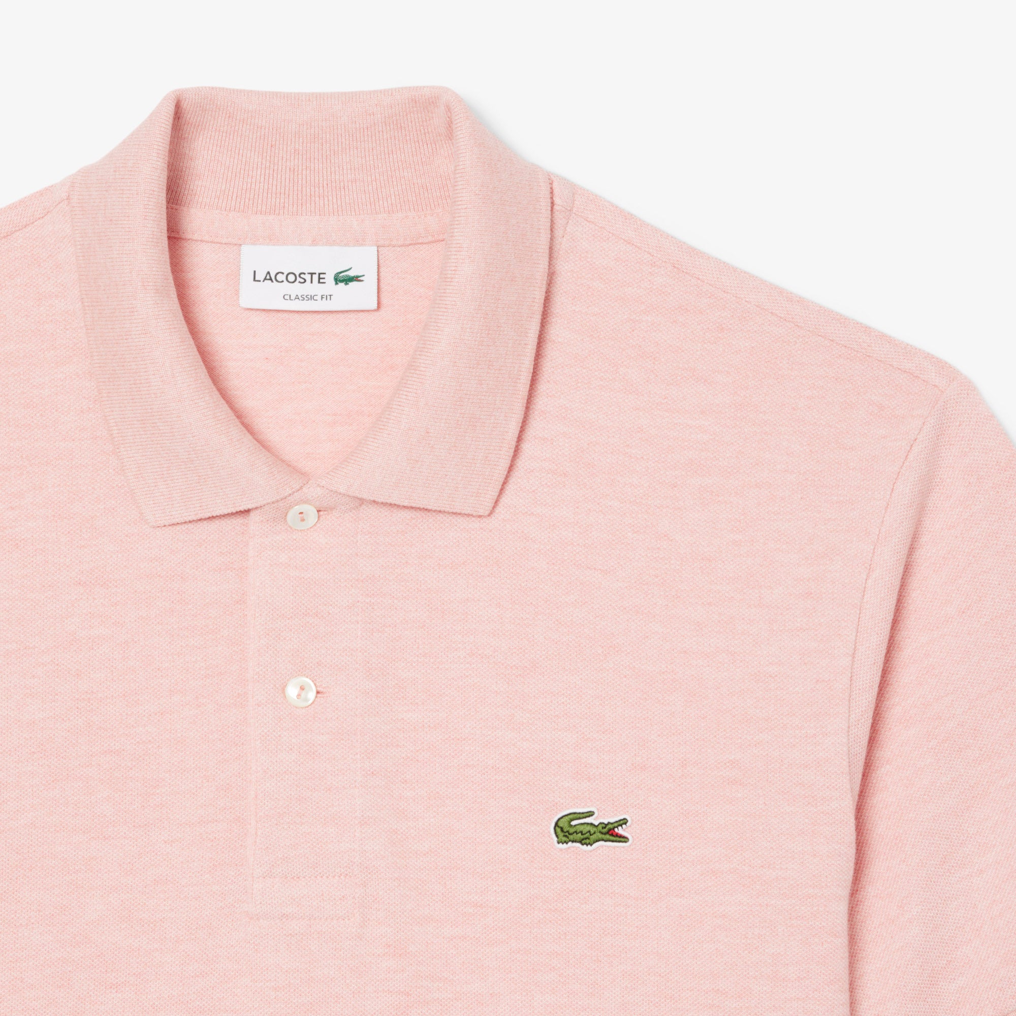 POLO MASC MC LACOSTE ROSA CLARO I17