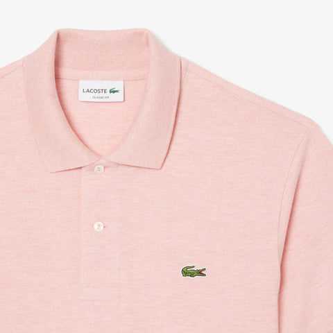POLO MASC MC LACOSTE ROSA CLARO I17