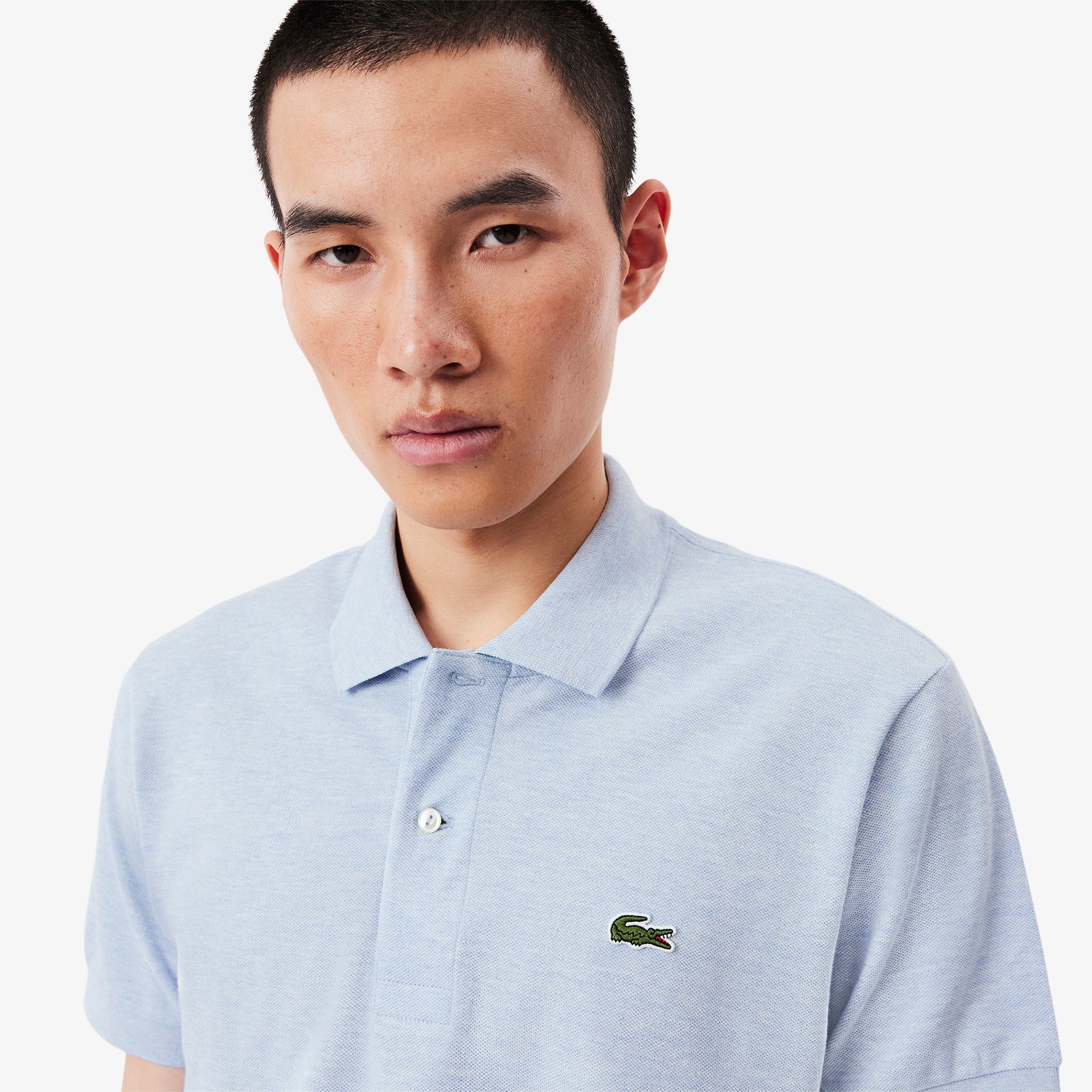 POLO MASC MC LACOSTE AZUL CLARO IXA