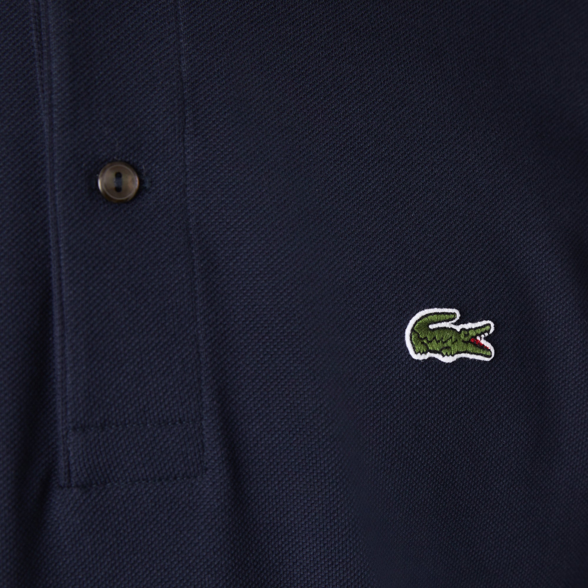 POLO MASC MC DET GOLA LACOSTE MARINHO 525