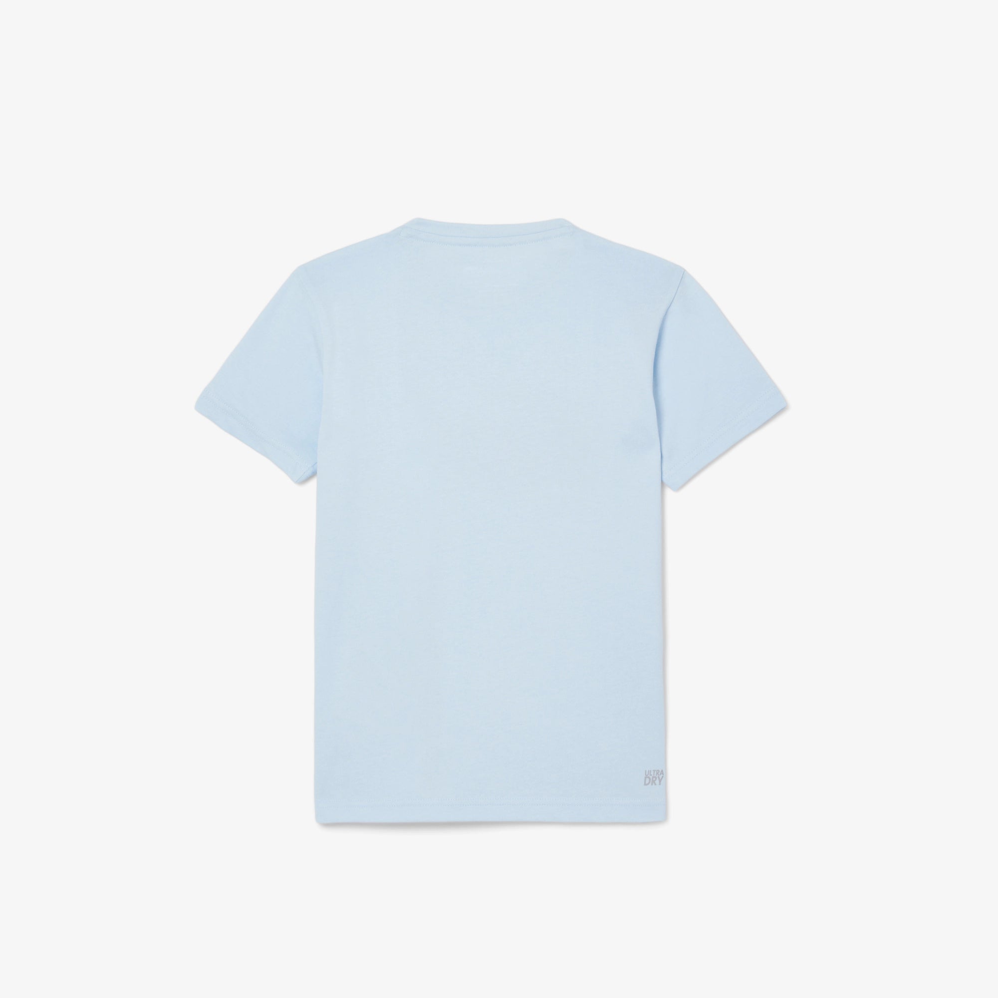 CAMISETA MASC KIDS MC LACOSTE AZUL CLARO DIK