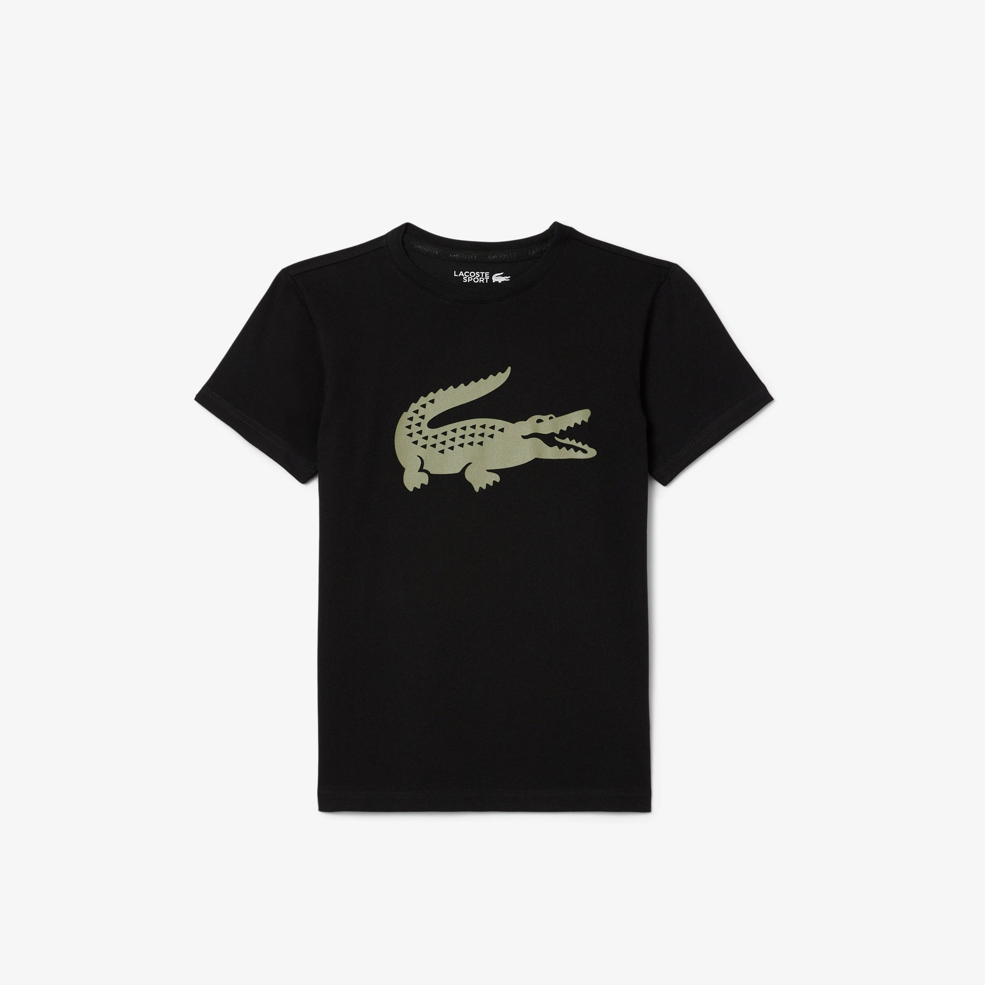 CAMISETA MASC KIDS MC LACOSTE PRETO I6Z