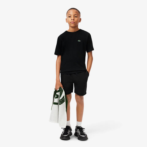 CAMISETA MASC KIDS MC LACOSTE PRETO 031