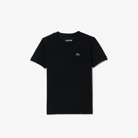 CAMISETA MASC KIDS MC LACOSTE PRETO 031