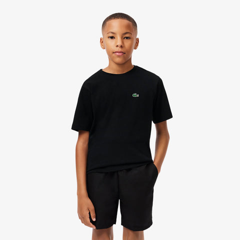 CAMISETA MASC KIDS MC LACOSTE PRETO 031
