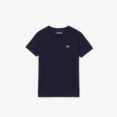 CAMISETA MASC KIDS MC LACOSTE MARINHO 166