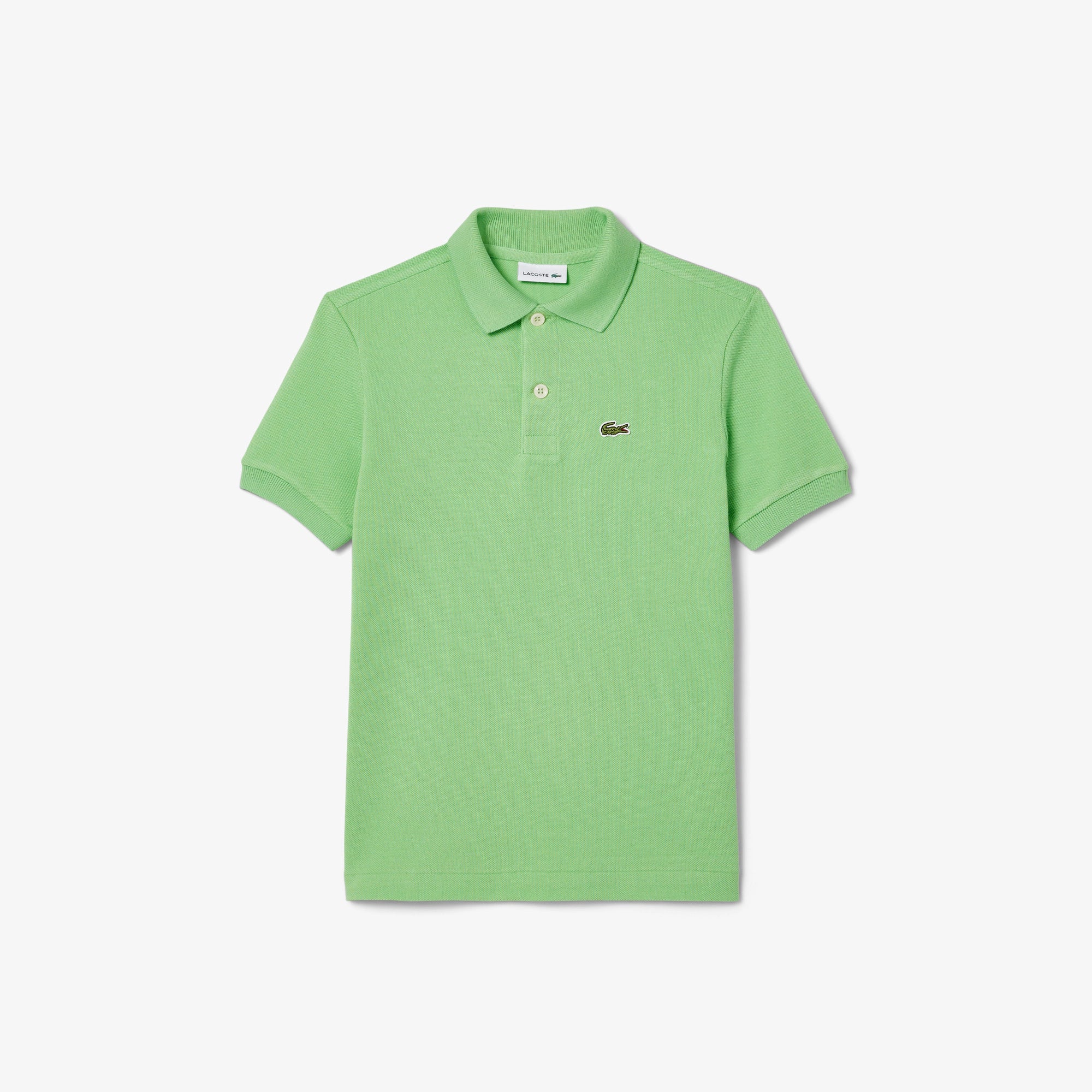 POLO MASC KIDS MC LACOSTE VERDE CLARO TTF