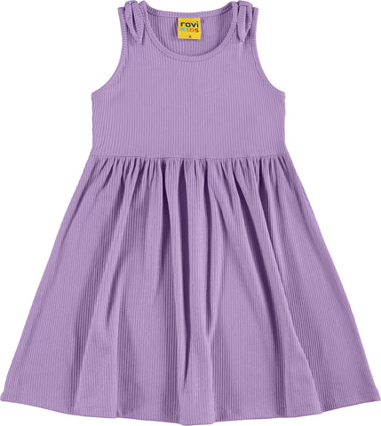 VESTIDO SM DET LACO ALCA LUREX VIOLETA CLARO