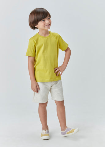 CONJ MAS CAM EST COSTAS E BERM MLT LINHO VERDE/OFF WHITE