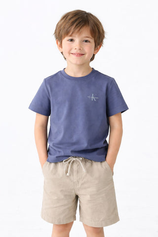 CAMISETA MC CKJ KIDS MAS REISSUE PEITO INDIGO