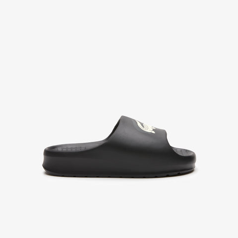 CHINELO SLIDE LACOSTE PRETO