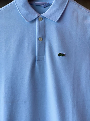 POLO MASC KIDS MC LACOSTE AZUL CLARO T01