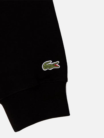 MOLETOM CAPUZ E BOLSOS LACOSTE PRETO