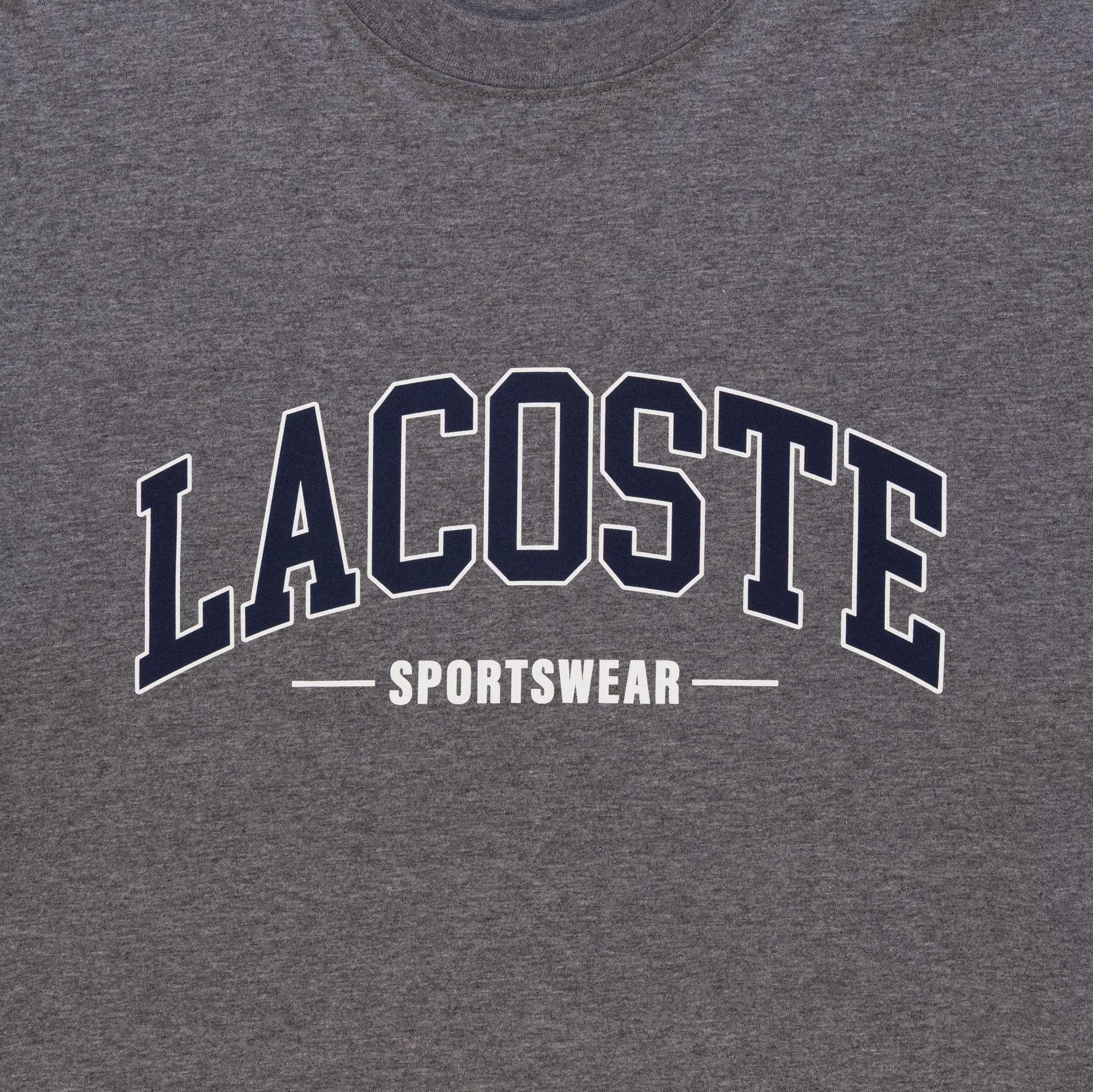 CAMISETA MC MASC LACOSTE CINZA MESCLA