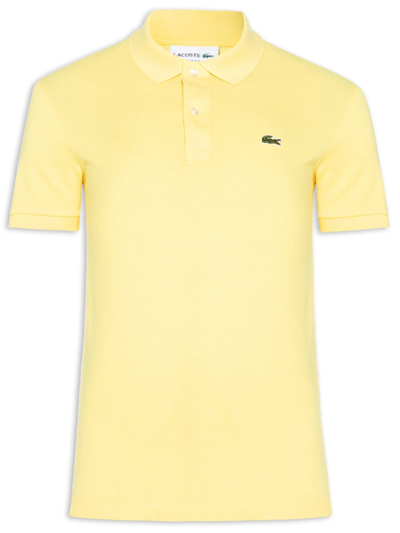 POLO MASC MC LACOSTE AMARELO 107