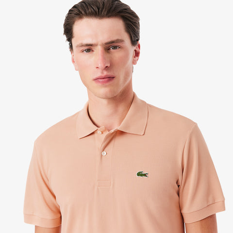 POLO MC MASC LACOSTE ROSE ZIH