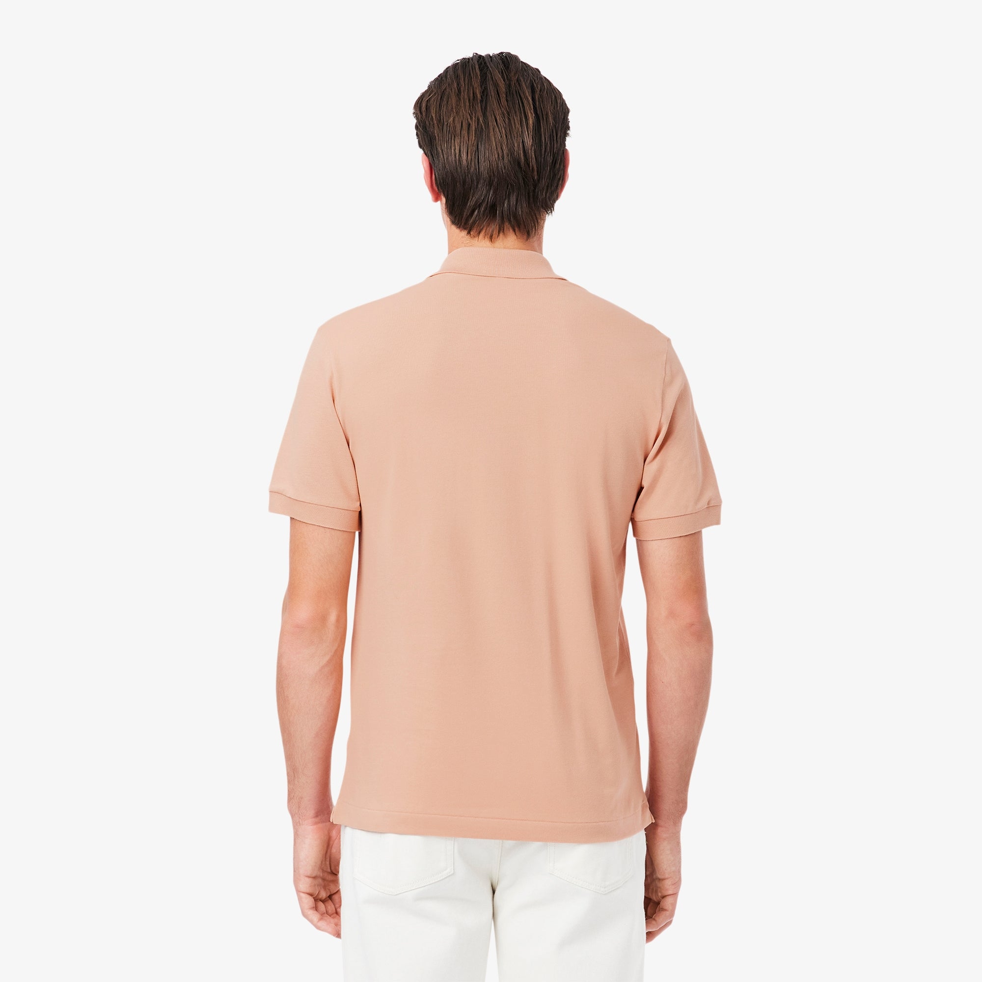 POLO MC MASC LACOSTE ROSE ZIH