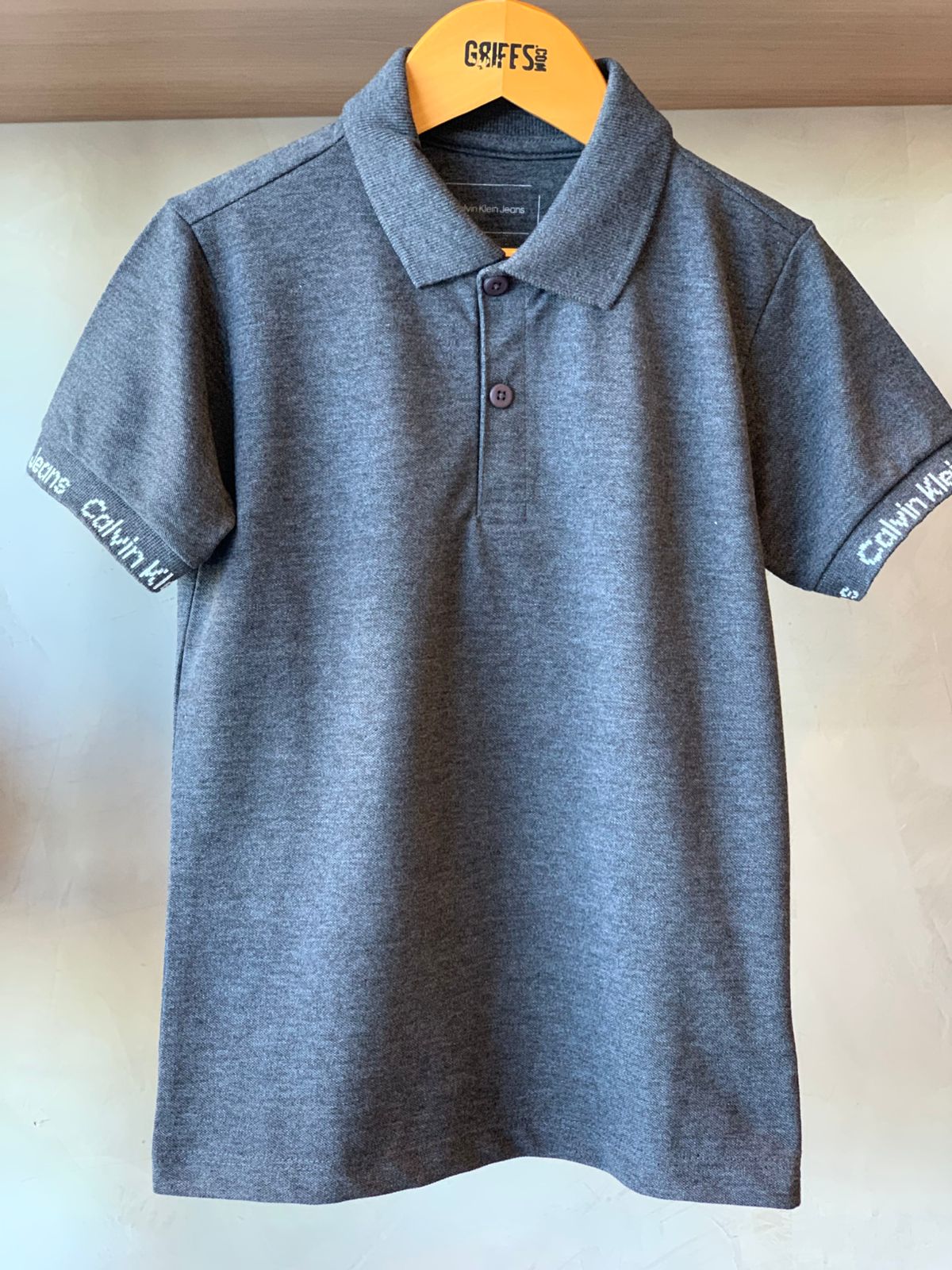 POLO CKJ KIDS MAS LOGO CKJ RETILINEA CHUMBO