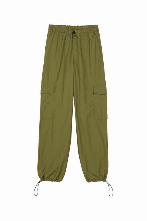 CALCA FEM EM NYLON ACQUABLOCK VERDE MUSGO