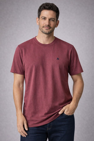 CAMISETA MASC MC A87 AEROPOSTALE VINHO