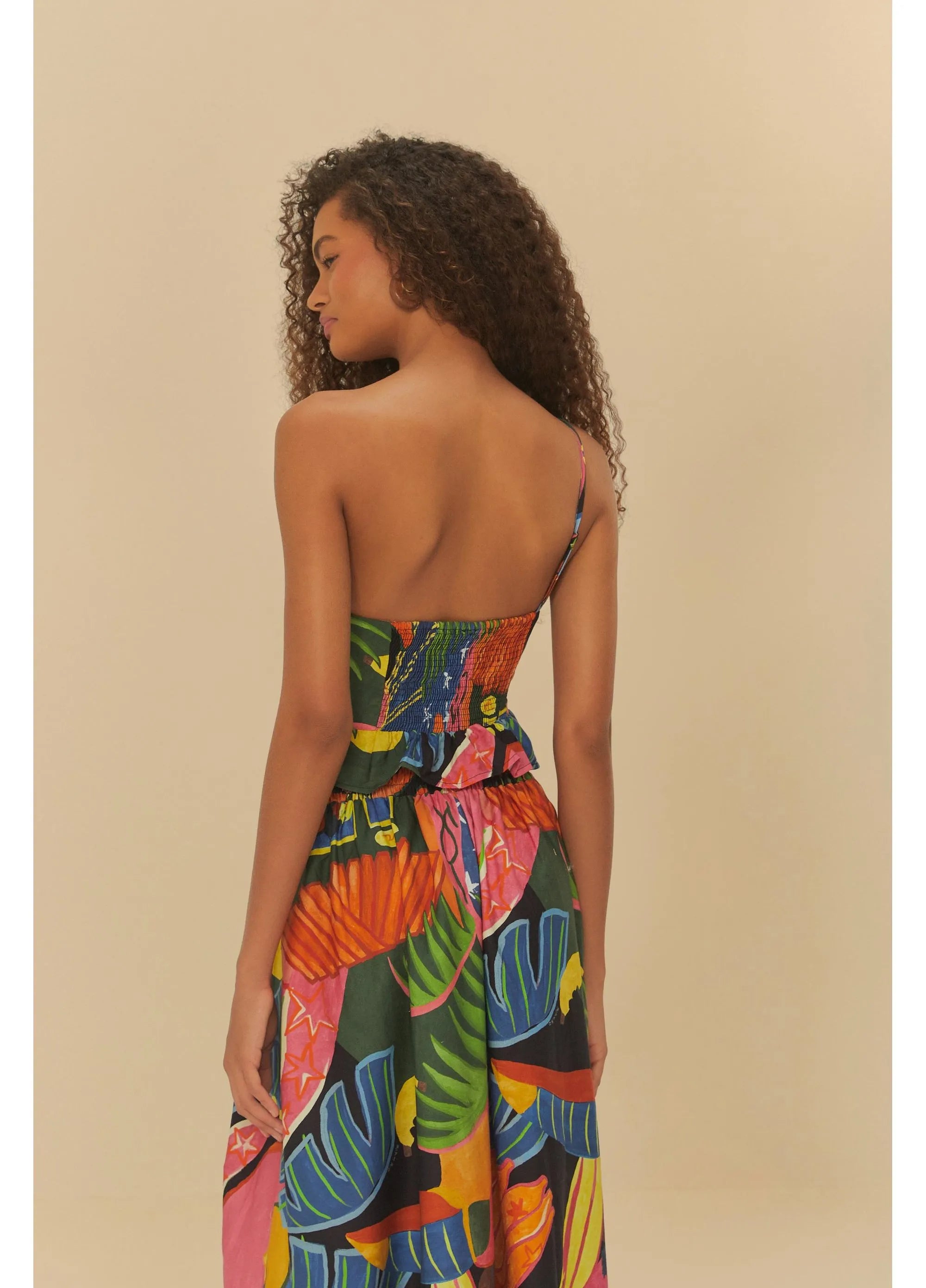 BLUSA FEM FANTASIA FARM ESTAMPADO