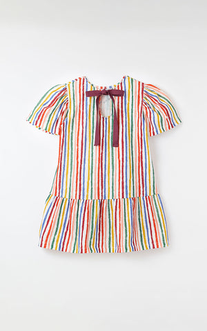 VESTIDO MALHA RISQUIRIS SILK BORDO BRANCO