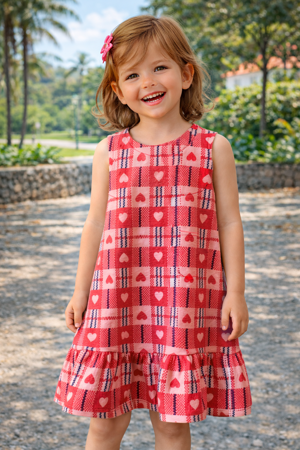 VESTIDO MALHA JACQUARD C EST EXCLUSIVA VERMELHO