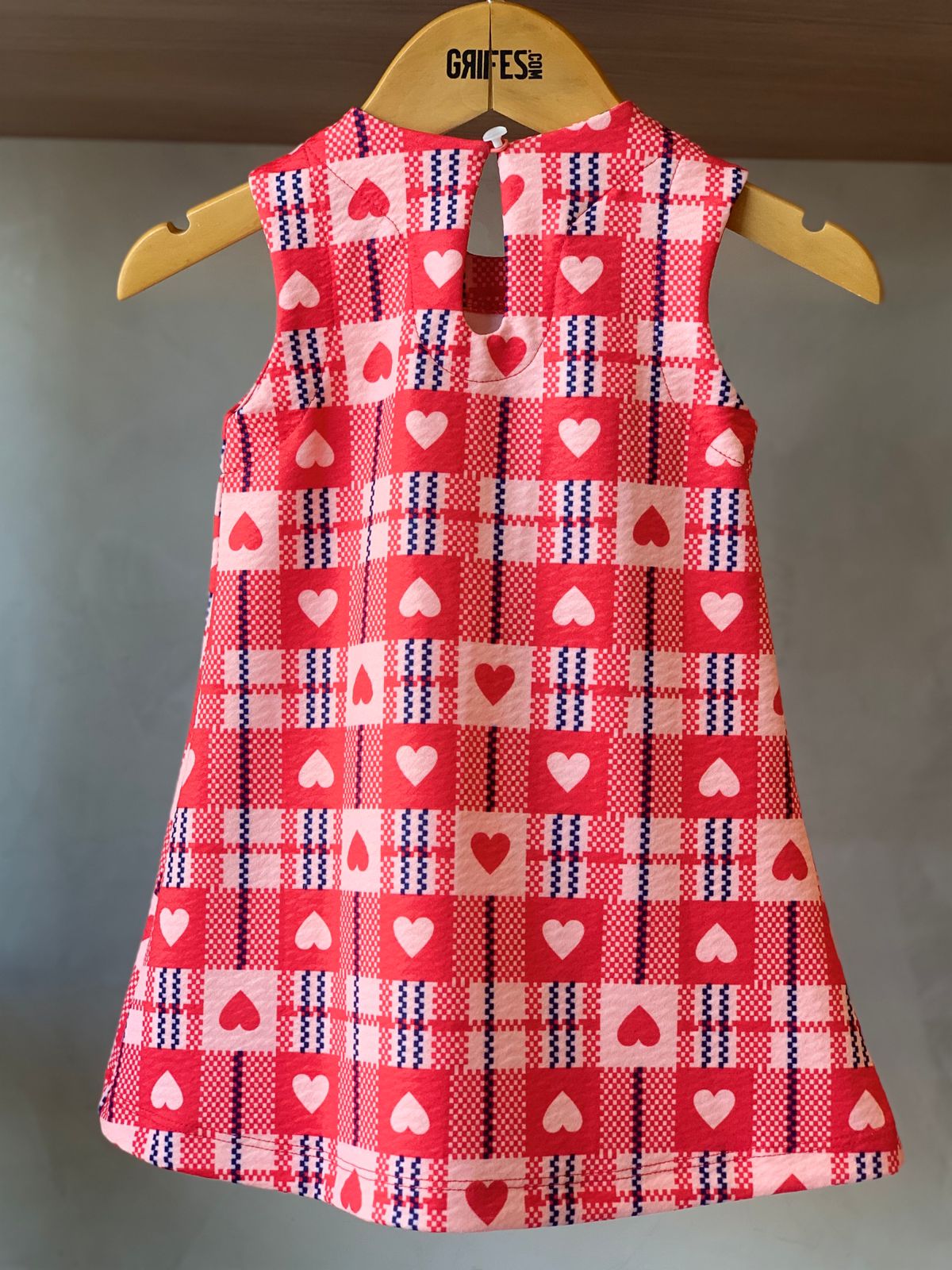 VESTIDO MALHA JACQUARD C EST EXCLUSIVA VERMELHO