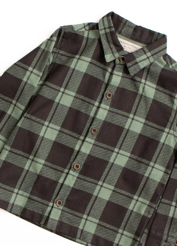CAMISA MAS KIDS ML SEGURA PEAO PRETO/VERDE