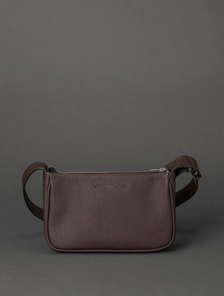 BOLSA SHOULDER BAG CKJ FEM FIVELA CK CAFE