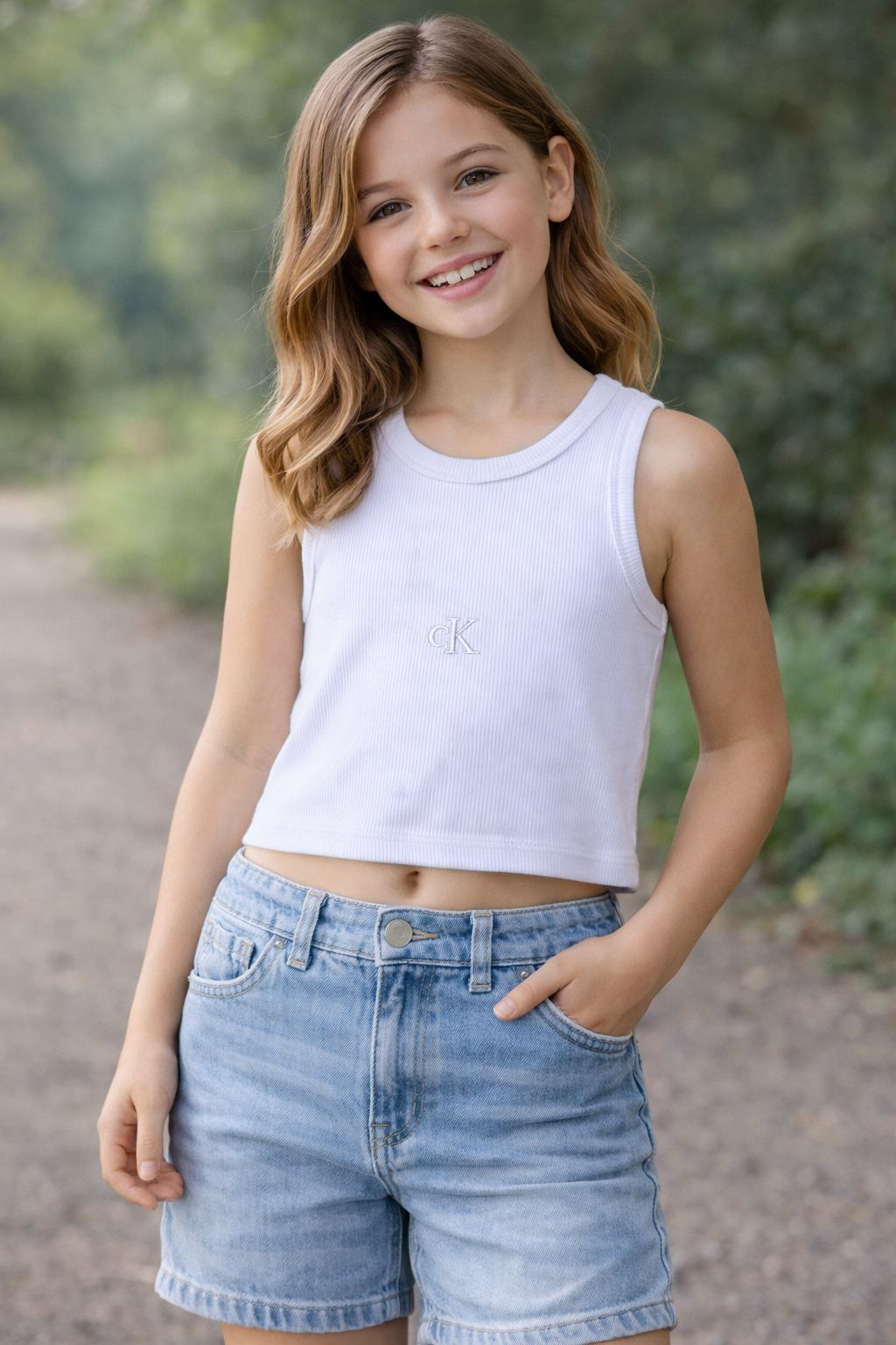 REGATA CKJ KIDS FEM RIBANA BRANCO